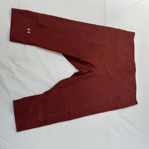 Under Armour HeatGear Compression Capri Leggings Rust Womens 3X Workout Pants